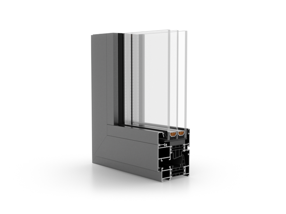 Doorsnede van Aluprof MB-79N
