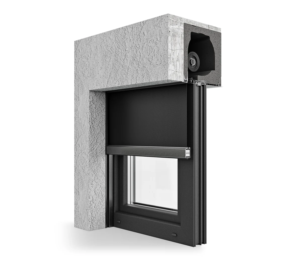 Opbouwscreens · Screen XT — voorbeeld van de inbouw