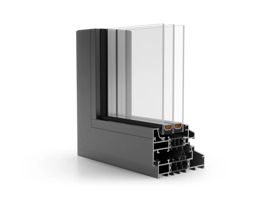 Profieldoorsnede SlimLine 38